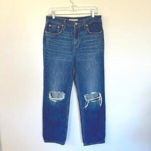 Levi's Low Pro Distressed Medium Wash Baggy Jeans 29